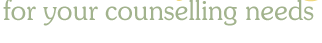 SOCC - a country setting for your counselling needs
